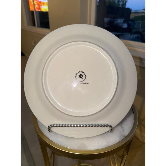 Royal Norfolk Lemon Plate (7)10.5” Ceramic Dinner Plate – Bright Yellow Lemons - Picture 5 of 6